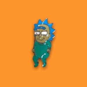 Baby Rick Enamel Pin